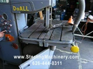 20" Doall Vertical Bandsaw, Mdl. MP-20, Hydraulic Feeds Sterling Machinery # 4506
