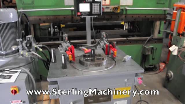 #11 USED KRB HYDRAULIC REBAR BENDER, MDL. KRB 11, KRB-239 PROGRAMMABLE CONTROLLER, EXTRA PINS & ROLLS(1986) #A1110
