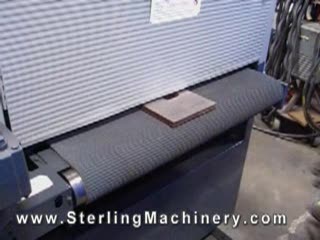 How To Use a Timesaver Wide Belt Sander W/ Options & Operation www.SterlingMachinery.com