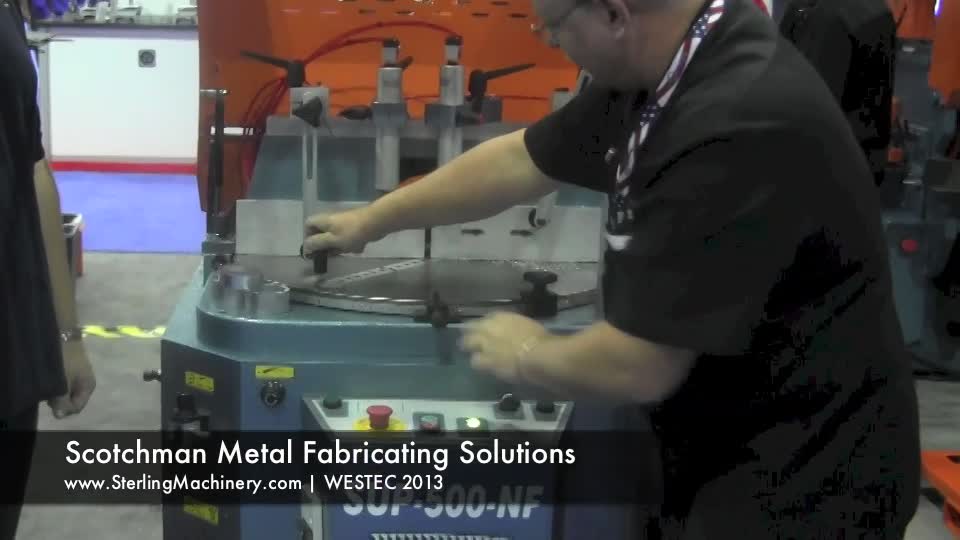 Scotchman-Westec 2013 Exclusive Demonstration Scotchman SUP500NF Non Ferrous Coldsaw Aluminum-01