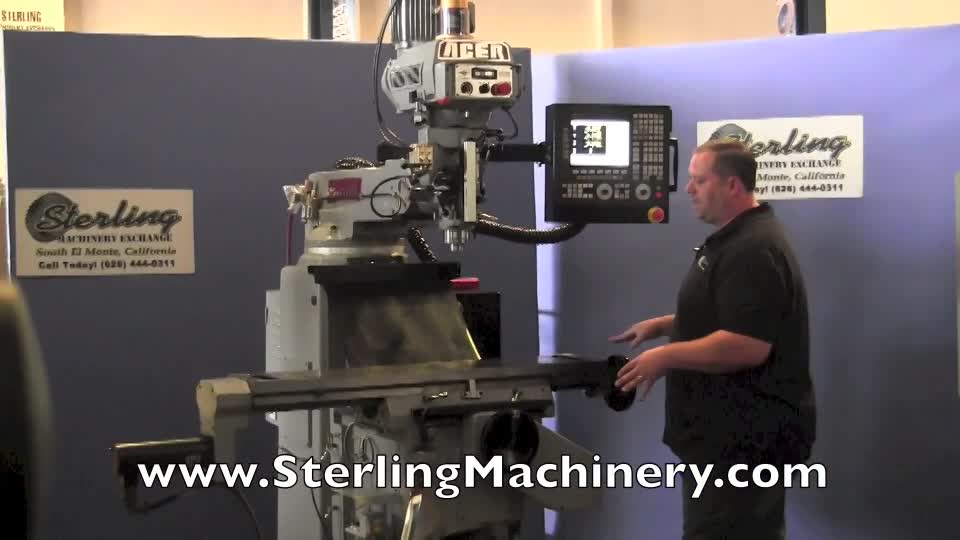 Jet JTM-4VS Mill with 3-Axis ACU-RITE G-2 MILLPWR CNC with Air Powered Draw Bar