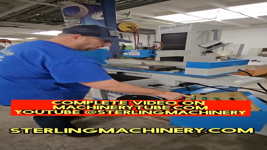 10" x 20" Used Acra Automatic Surface Grinder, Mdl. 1224AHD, Chuck and Control, Parallel Dresser, Auto Lube System, Coolant System, Made In Taiwan, Year(2007) #A7129