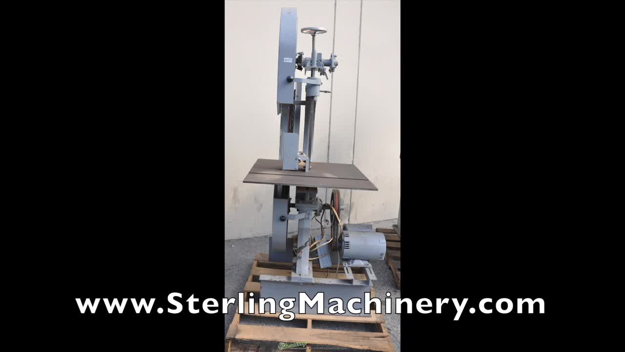 23" Used American Vertical (Woodworking) Saw, Mdl. ,  #A2479 *SOLD AS-IS. SPECIAL PRICE NO WARRANTY*