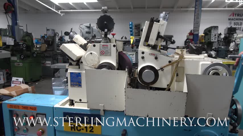 Acra-0.04" ~ 1.58" Used Acra Centerless Grinder, Mdl. RC-12, Grinding Wheel with Flange, Coolant System, Diamond Dresser, Regulating Wheel with Flange,  Year (1999)  #A4827-01