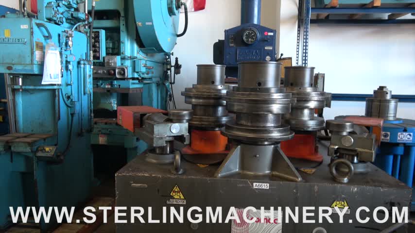 5-1/2" X 3/4" Used Comac Hydraulic Angle Roll Double Pinch Universal Bending Machine, Heavy Duty Roll Bender, Mdl. 308HV4, Pedestal Control  Stand, Tooling Included, Hydraulically Adjustable Guide Rollers, Emergency Stop, Dual Foot Pedal Control, Horizontal or Vertical Operation,  Year (2011)  #A6615