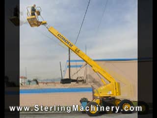 Calavar Condor-60' Used Calavar Condor Electrical Aerial Platform Man Lift, Mdl. 6608 - E, Battery Charger, Oscillating Axis #A1128-01