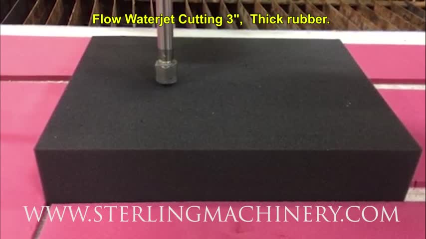 Flow-4' x 4' Used Flow CNC Water Jet Cutting System, Mdl. M2-1313b, Flowmaster PC Based Conrtol, Phaer ECL Plus Cutting Head, Garnet System, 6,403 Hrs.,  Year (2011)  #C5116-01