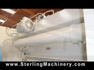140 Ton x 10' Used Wysong Hydraulic Press Brake, Mdl. MTH-140-120, Dual Palm Control, Tonnage Control (1995) #9356
