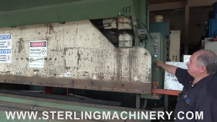 Di-Acro-135 TON X 12' USED DIACRO HYDRA-MECHANICAL PRESS BRAKE, MDL. 135-12, NOTE: THE AFTERMARKET BACKGAUGE AND CNC CONTROL IS INCLUDED BUT NOT FUNCTIONAL. MACHINE DOES NOT NEED CONTROL TO RUN., #A7010-01