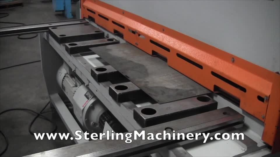 1/4 \"x 6\" Usado Pac�fico Heavy Duty \"ULTRA SILENCIOSO\" Power Shear, MDL. 76 B-1/4, Frente de accionamiento a motor Volver v�a con el indicador, el pedal del pie, la luz principal de Over, Contador de Golpes, Hoja textuales, (2 ) Squaring armas, # A3653