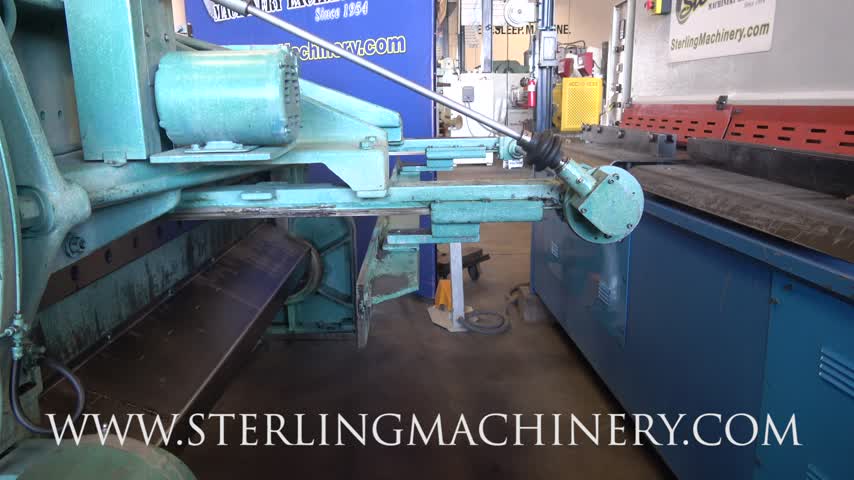 Wysong-10 Ga. x 6' Used Wysong Mechanical Shear, Mdl. 1072, Front Operated Power Back Gauge, (2) Front Supports, Square Arm, Foot Pedal, One Shot Lube System,  #A5219-01