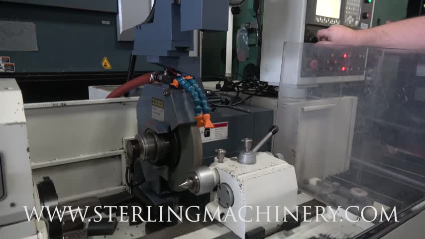 8" x 20" Used SuperTec CNC Universal Cylindrical Grinder, Mdl. G20P-50CNC, Fanuc Oi-TC CNC Control, Fanuc AC Drives & Servo Motors, Table Dial Guage, Balancing Stand with  Arbor, Infinite Variable Work Head, Leveling Screws with Blicks,Coolant System With