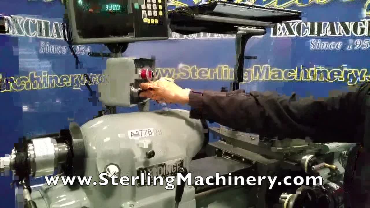 Hardinge-11 "x 18" usados Hardinge Precision Tool Room Torno, MDL. HLV-H, Anilam 2 Axis sistema de lectura digital, Splash Guardia, KDK Herramienta Post y los titulares, la bomba de refrigerante, Drill Chuck, 6-1 / 2 "4 de mand�bula Hardinge Chuck, 5" 3 de mand�bu-01