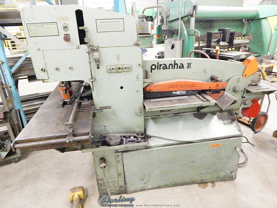 PIRANHA-Used Piranha Ironworker, Mdl. ,  #A4307-01