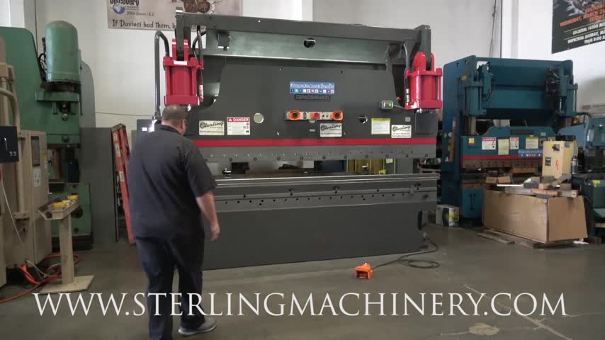 Cincinnati, Inc-230 TON X 12' USED CINCINNATI HYDRAULIC CNC PRESS BRAKE, MDL. 230CBX10, NOTE: THIS MACHINE DOES NOT REQUIRE A PIT ALL ABOVE GROUND, PALM BUTTON CONTROL ON RAM, ELECTRIC FOOT PEDAL, MANUAL R-AXIS ON BACKGAUGE, MANUAL RAM CLAMPS, HURCO AUTOBEND 5C, 2 AXIS C-01