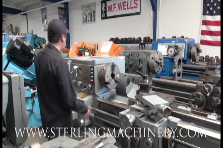 Tarnow-21. "- 30" x 60 "usada Tarnow Gap Torno Motor Cama, MDL TUJ-50x1500, Taper adjuntos, sistema de enfriamiento, bandeja de chips, 3 de mand�bula Chuck, placa frontal, 4 Way Tool Post, # A2779-01
