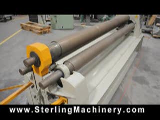 10 Ga. x 10' Used Carell Imcar Hydraulic Double Pinch Power Pinch Roll, Mdl. SIHR 6/5, 3 Rolls Driven, Build-in Cone Rolling Devise, Hydraulic Drop End, New Condition (2000) #A1071