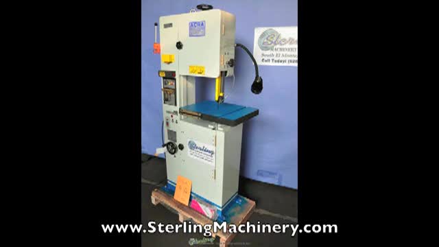 Acra-14\" Brand New Acra Vertical Bandsaw, Mdl. KB-36, Saw Blade Butt Welder With Integrated Annealing Unit, Blade Shear, Grinder  for sale-01