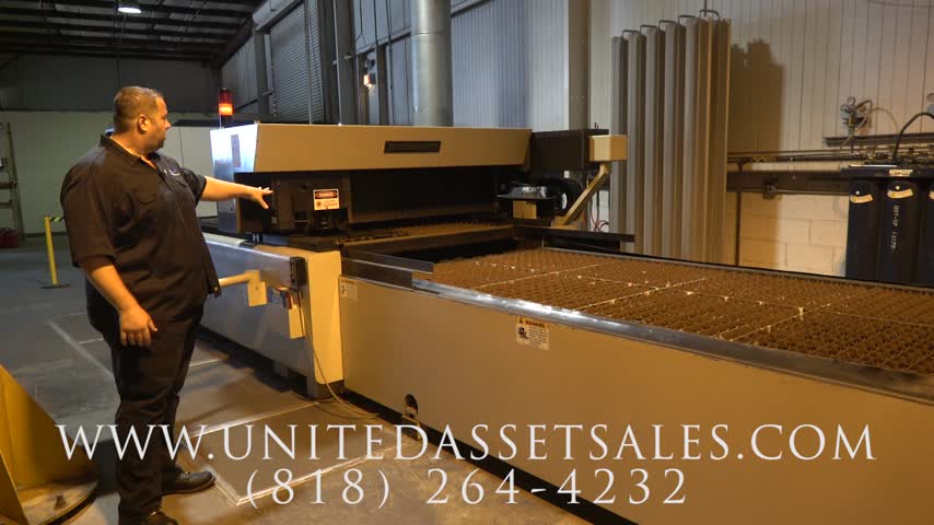 Cincinnati, Inc-Lot# 85  5� X 10� TABLES, 2003 CINCINNATI CL-6 LASER, 4000-WATT DUAL PALLET LASER CENTER, S/N 52735, GE FANUC SERIES 160I-L CONTROL,  GE FANUC LASER C-4000-MODEL E, KOOLANT KOOLERS CHILLER, BEAM ON TIME 4564 HOURS-01