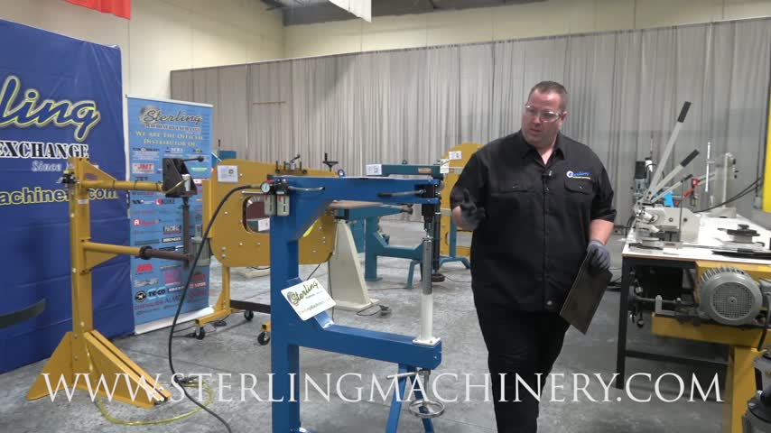 16 Gauge Brand New Baileigh Pneumatic Operated Planishing Hammer, Mdl. PH-24A, 16 Gauge Mild Steel Capacity, 24" Throat Depth, 2-1/2" Head Opening, Air Operated, Filter, Oiler & Foot Pedal, Stainless Steel Main Shaft, Hardened Steel Hammer Head, 9 Radius