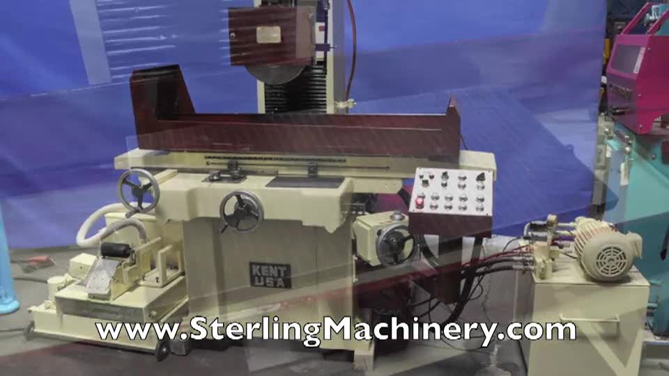 KENT-12\" x 24\" Used Kent Automatic Surface Grinder, Mdl. SGS - 1224AHD, Electro Magnetic Chuck W/ Variable Control, Parallel Dresser, Coolant System With Magnetic Seperator (1992) #A1187-01