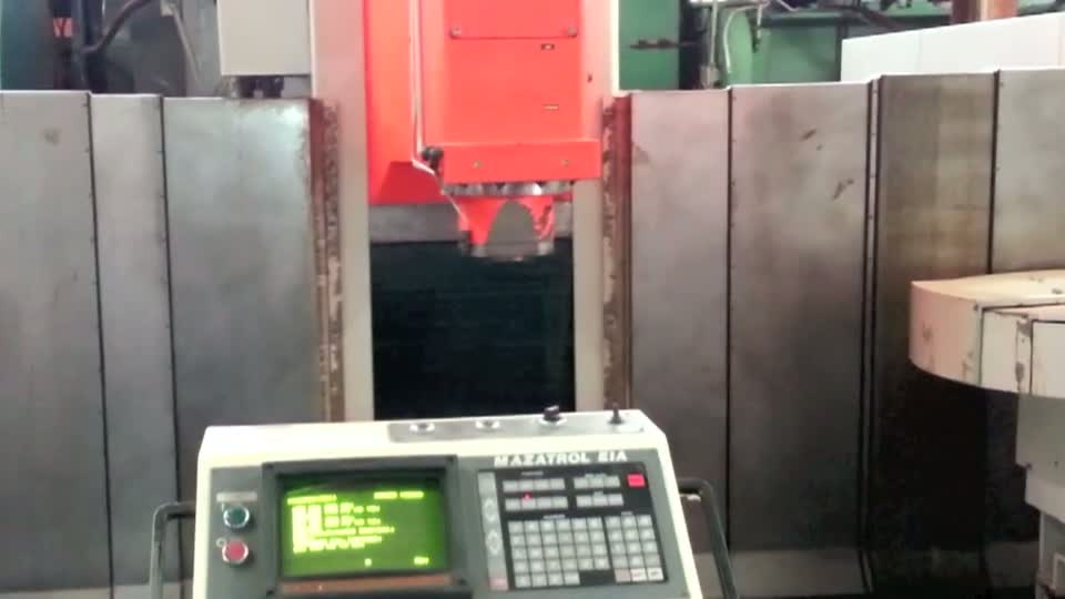 78.74\" x 16.14\" Used Mazak 3 Axis Vertical Machining Center, Mdl. VTC-41L, Mazatrol EIA CNC Control, Small Amount of Tooling,  Year (1994)  #A2086
