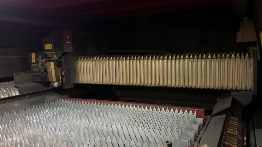 Amada-2000 Watt Used AMADA Laser Cutting Machine, Mdl. FLC-3015 AJ, , #P1067-01