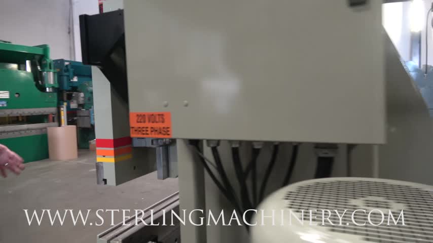 175 TON X 12' USED ACCURPRESS CNC HYDRAULIC PRESS BRAKE, MDL. 717512, ETS 100 PEDESTAL CONTROLLER, ELECTRIC FOOT PEDAL, MANUAL BACKGAUGE, #A5226