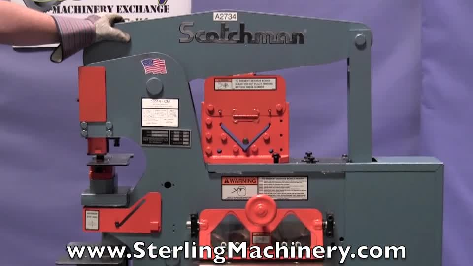 Scotchman-50 Ton Brand New Scotchman Ironworker With Built In Notcher, Mdl. 50514 - CM From Sterling Machinery-01