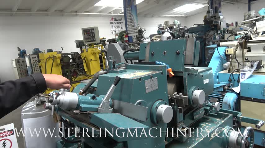 KBC-1-1 / 4 "Used KBC Machinery (Supertec Copy) Grinder Centerless, Mdl. C-12, Cajones hidr�ulicos de rueda, Reposacabezas, Sistema de enfriamiento, Nice Condition (1996) # A4826-01