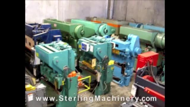 Clearing-32 Ton Used Clearing Torq-Pac OBI Punch Press, Mdl. 32, Dual Palm Control, Parts Counter, Magnetk Rotating Cam Limit Switch, Air Clutch & Brake,  #A2094-01