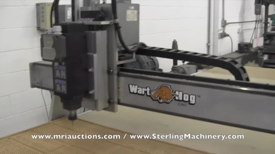 Pure-Aire-LOT #93 AUCTION:  June 26, 2014 PURE AIRE- Manufacturers of Cleanroom Workstations Auction Sterling Machinery: Warthog 3 Axis CNC Wood Router-01