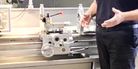 Sharp 1440V Gap Bed Lathe w/ DRO-, Tooling Package & Accessories A7846