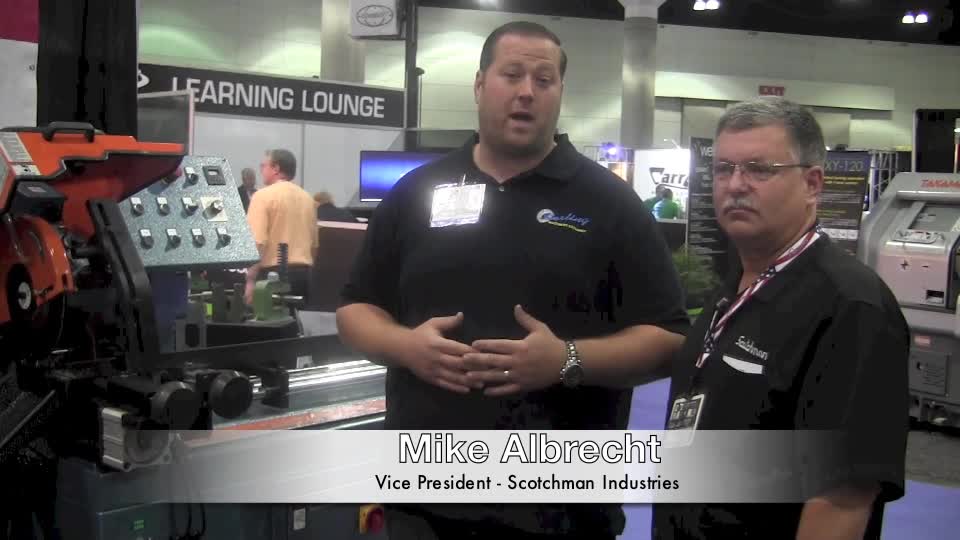 Scotchman-Westec 2013 Exclusive Demonstration Scotchman SMCPO315HFA Automatic Cold Saw-01