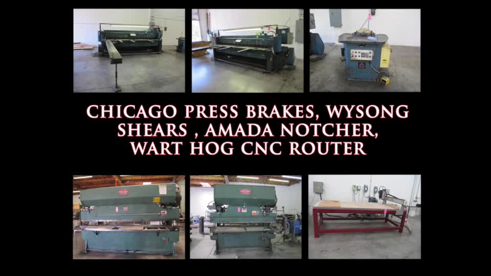 LOT #100 AUCTION:  JUNE 26, 2014 PURE AIRE- MANUFACTURERS OF CLEANROOM WORKSTATIONS AUCTION STERLING MACHINERY: HOUDAILLE MODEL# STRIP PIT SUPER 30/30 SINGLE END PUNCH