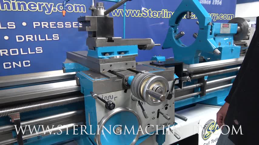 Polamco-24 "x 90" Utilizado Polamco Motor Torno Big Hole Doble Chuck, Mdl. TUR-63A, M�quina de mandril doble, Accesorio c�nico, Descanso constante, Tailstock, Poste de herramientas, Mandril de mand�bula de 18 "3, Mandril de mand�bula de 20" 4, # A4783-01