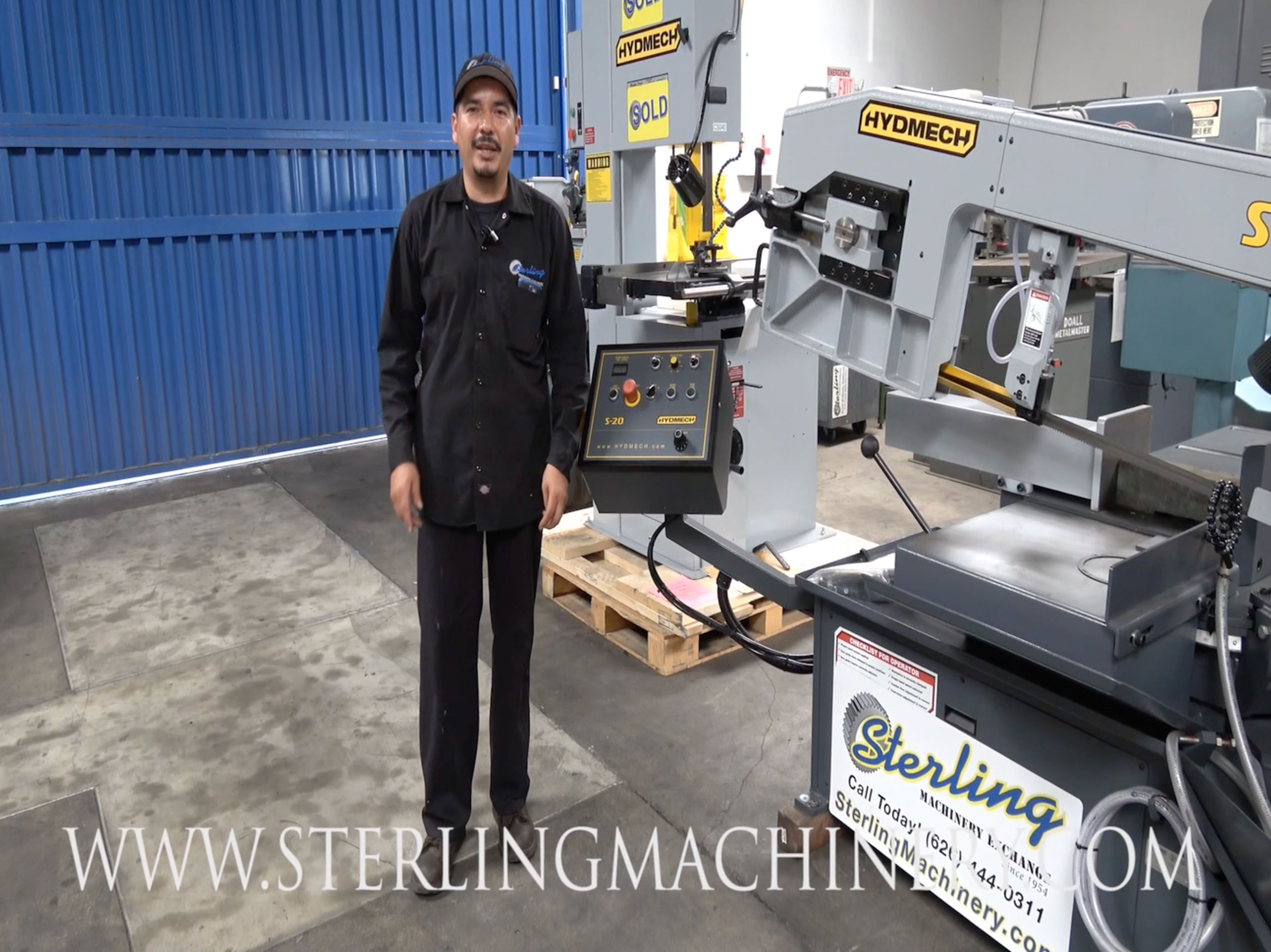 HYDMECH-13 "x 18" a estrenar Hydmech Manual de sierra horizontal de pivote estilo de banda, MDL. S-20, F�cil Swing, para trabajo pesado de hierro fundido el cabezal de corte accionamiento de la hoja verdadera directa - sin correas, no hay poleas, 36 "MaterialIn-r-01