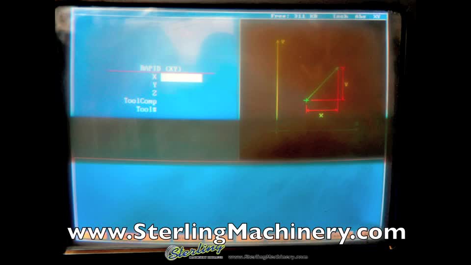 10\" x 50\" Used Chevalier 3 Axis CNC Or Manual Use Vertical Mill, Mdl. FM-33 HP, Anilan 3300 MK Version 3.55B CNC 3 Axis Control, Manual Or CNC Operation, RS-232 Link, Power Draw Bar, Auto Lube System, Box Ways, Ball Screw, Made In Taiwan, 3 Axis CNC,  #A2