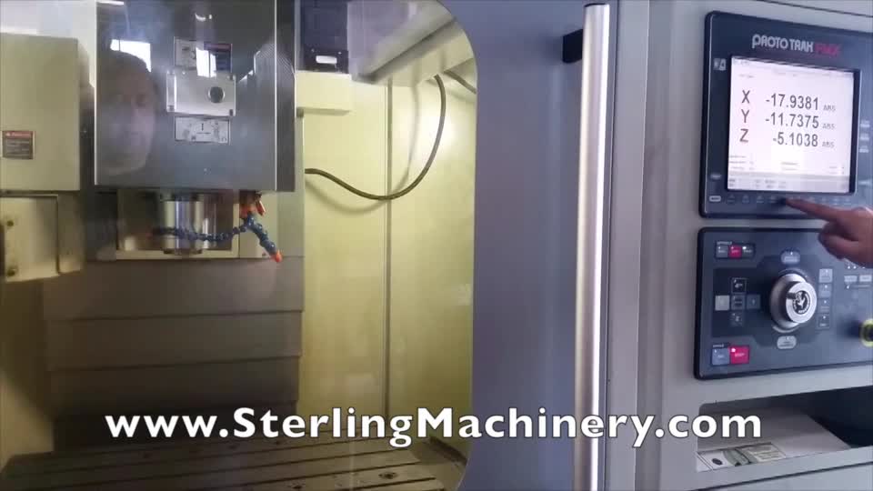 31\" x 18\" x 21\" Used Southwestern Industries Vertical Machining Center, Mdl. LPM, Proto Trak PMX Controller with 12.1\" Color Active-Matrix Screen, 4 Axis Ready, 16 Station ATC, Chip Auger, 4 USB Ports, Coolant System, Full Enclosure, Covered Box Ways, Cla