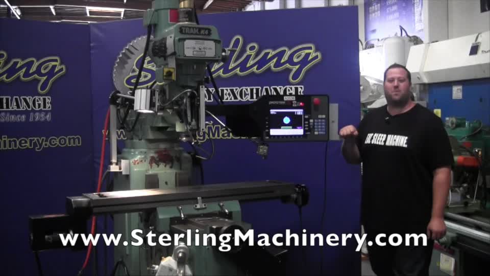 Jet JTM-4VS Mill with 3-Axis ACU-RITE G-2 MILLPWR CNC with Air Powered Draw Bar