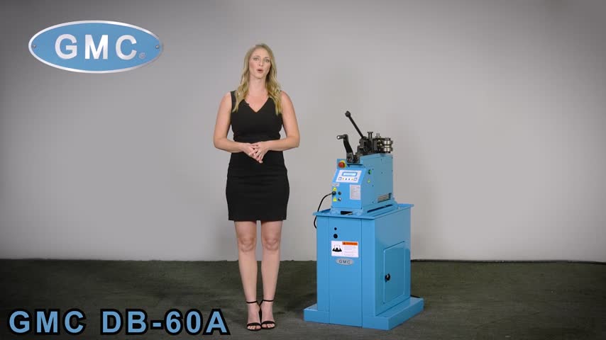 GMC-2" x 1 1/2" Brand New GMC Power Ring & Angle Roll Bender, Mdl. DB-60A, ISO 9001 Certified, This easy to use hydraulic tube draw bender has an incredible capacity of 2” tube with .12” wall thickness and 1-1/2” schedule# 40 pipe, 1-1/2 HP Heavy Duty AC main motor, 220V, 1 phase, LED degree indicator with automatic stop programming, to get as true reading of bending degree., 50 jobs memory, each job program contains 9 steps, With deluxe stand, One Year Warranty for Parts,  #SMDB60A-01