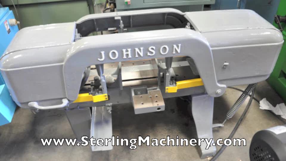 Johnson-10\" x 18\" Used Johnson Horizontal Bandsaw, Mdl. J, 4 Speeds #A1345-01