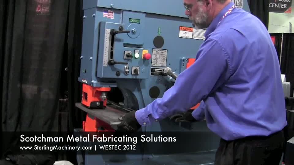 Westec 2012 Exclusive Interview with the president of Scotchman Industries, Jerry Kroetch.  He gives a great demonstration on how to use this versitle and very popular American Made Ironworker.