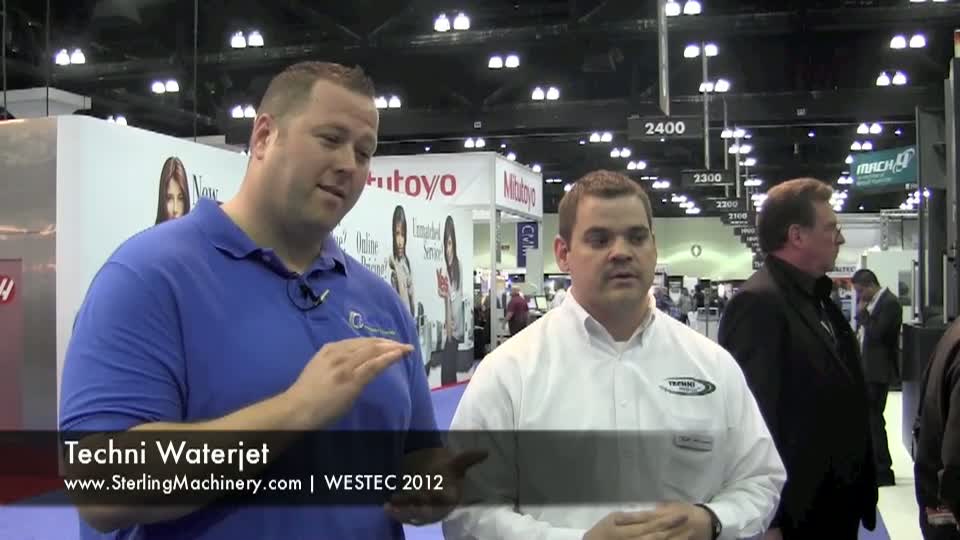 Westec 2012 Exclusive Interview with Jason Lumetta from Techni Waterjet Machine