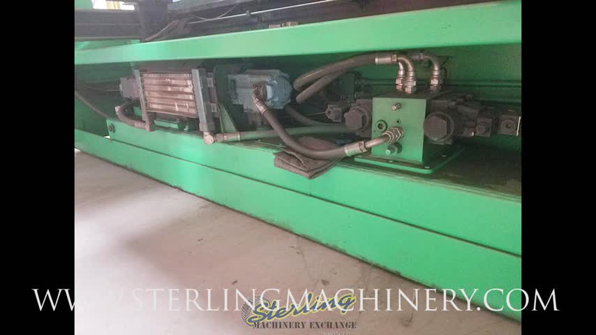 175 Ton x 14' Used Accurpress Hydraulic Press Brake, Mdl. 717514, Die Rail, Pedestal Control, Tooling, Merlin ISB Light Curtains, Automec Backgauge and Control (NOT FUNCTIONAL)  Machine Is Being Used Manually, LOCATED IN SCHAUMBURG, IL,  #CD5127