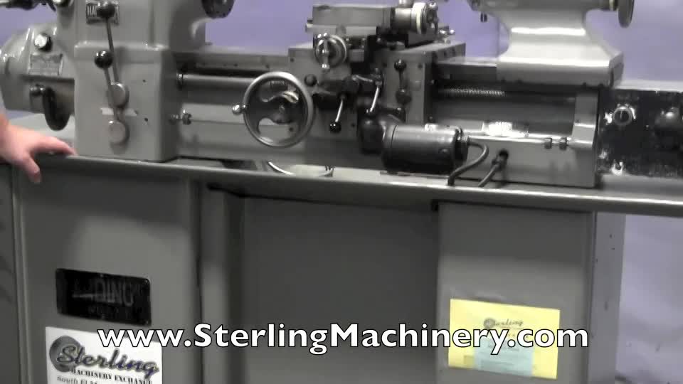 Hardinge-11\" x 18\" Used Hardinge Precision Tool Room Lathe, Mdl. HLVH, Sony Model LH12, 2 Axis Digital Readout System, 5\" 3 Jaw Chuck, Lever 5C Collet Closer, Rack of 5C Collets, Coolant System, Drill Chuck & Arbor,  #A2874-01