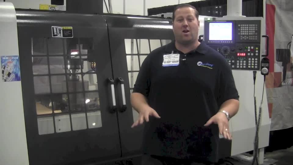 Agma-westec 2013 AGMA CNC Machining Center Booth Demo Agma Model VMC-158 Machinery-01