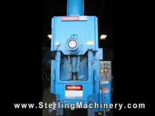 60 Ton Used Niagara OBI Punch Press Model E60 for sale