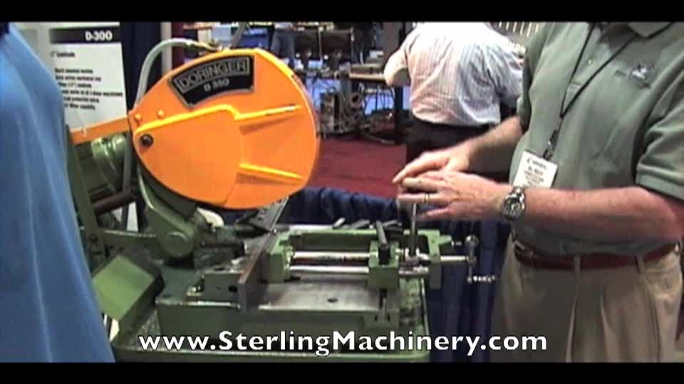 Sterling Machinery at Westec 2010 Machine Tool Show Doringer Coldsaws Demo Part 3