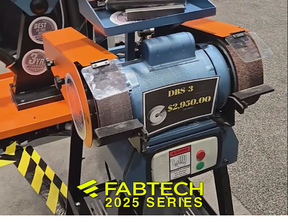 Scotchman-Scotchman DBS-3 Dual Belt Sander | New Product Launch | Fabtech 2025 Feature | Sterling Machinery Exchange-01